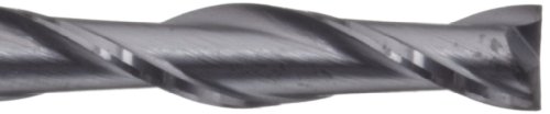 Melin Tool AMG-L Carbide kvadratni nosni mlin, Altin monosloj završna obrada, 30 stepeni spirale, 2 Flaute, 3 Ukupna dužina, 0,2500
