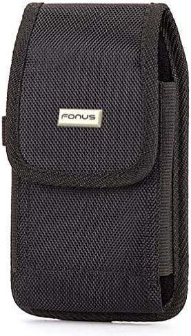 Clip Case Remen za okretni futrola Čvrsti poklopac za ivice plus, torbica za nošenje zaštitnih crnih platna kompatibilno sa Motorolom