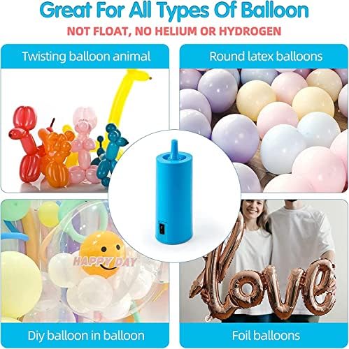 Birodeko električna pumpa za vazdušni balon - prenosiva električna pumpa za puhanje vazduha za zabavu za sve balone / odlično za duge
