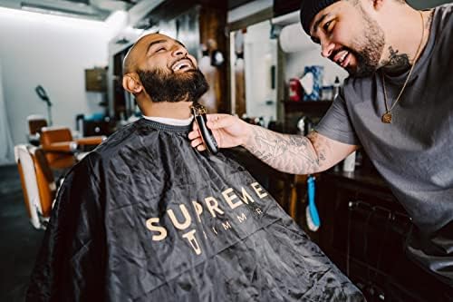 Vrhovni trimer Barber Cape Profesionalni stil kose Vodootporni rt, salon brijač ili kućna upotreba - Zlatni logo