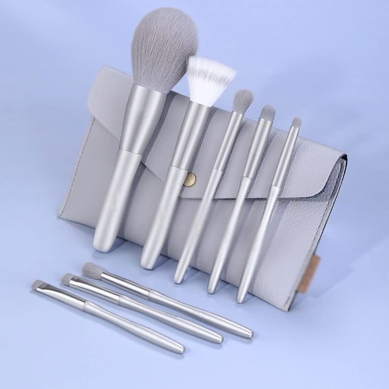 N / A 8PC set za šminku Kompletna četka za usne sjenila sjenilo Lagane četkice za prah Beauty Tools