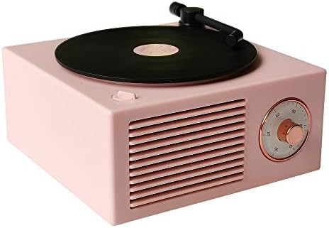 Bluetooth zvučnik u stilu vinil gramofona staromodni Klasični stil zeleni slatki izgled poklon za djevojčice poboljšanje Basa glasni