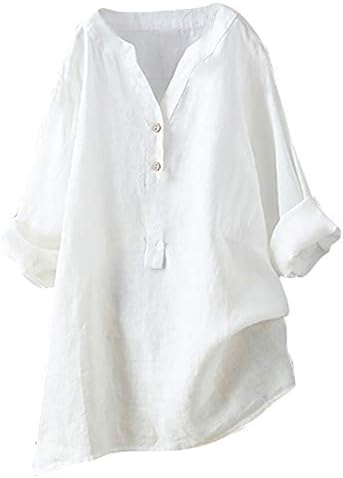 Ljetni vrhovi LytryCamev za žene Loose Fit Womens Modne slatke majice s kratkim / dugim rukavima Dressy Casual Vintage bluze