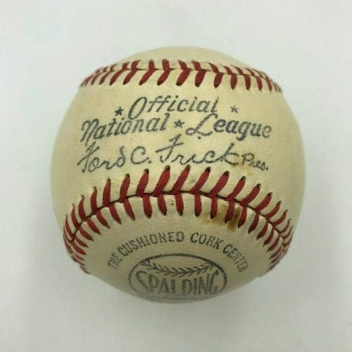 Chuck Dressen Single potpisano 1940-ih Nacionalna liga bejzbol Brooklyn Dodgers PSA - autogramirani bejzbol