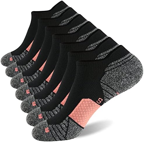 Lutao ženske atletske čarape 7 pari debeli jastuk za gležnjeve za žene sportske čarape sa niskim rezom 6-9 / 10-12