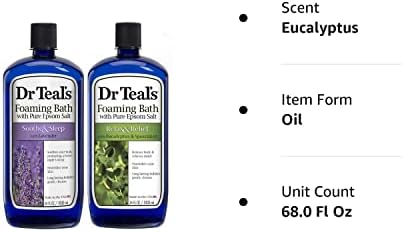 Dr Teal's Foaming Bath Majčin dan poklon Set-Soothe & amp; Sleep lavanda & amp; Relax & amp; Relief eukaliptus & amp; Spearmint -
