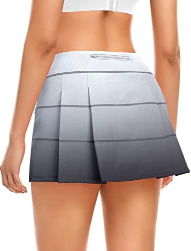 Suknja za tenis za žene sa 4 džepova Atletski golf Skorts suknje s kratkim vježbama
