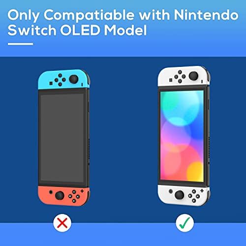 Fastsnail [3 pakovanje] kaljeno staklo Zaštita ekrana za Nintendo Switch OLED Model, 0,25 MM Ultra-tanka otporna na ogrebotine transparentni
