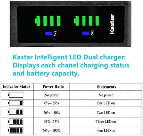 Kastar 3-Pack NP-F980Exp baterija i LTD2 USB punjač kompatibilan sa CCD-TR717 CCD-TR718 CCD-TR728 CCD-TR730 CCD-TR76 CCD-TR760 CCD-TR890E