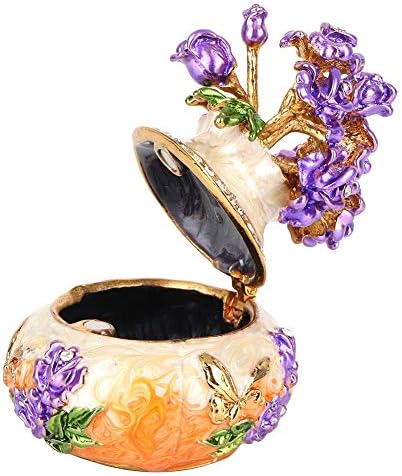 Wal prednja metalna emajlirana slika nakit Trinket kutija Organizator Craft dekoracija vaza oblik ručno izrađen nakit Organizator