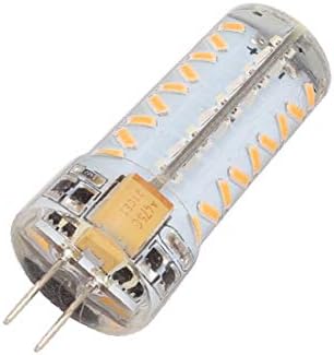 X-DREE AC/DC12V 3014 SMD LED žarulja za kukuruz silikonska lampa 81-LED G4 2p toplo Bijela (AC / DC12V 3014 SMD LED Lámpara de silicona