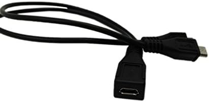 SinLoon 30cm dvostruko Mirco USB punjenje Y kabl za razdvajanje, Micro USB 5p ženski priključak na 2 mikro 5Pin muški Y kabl za punjenje