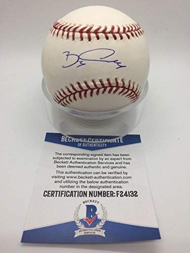 Bobby Crosby potpisao autografa OMLB Zvanični bejzbol Tristar Bas Beckett - autogramirani bejzbol