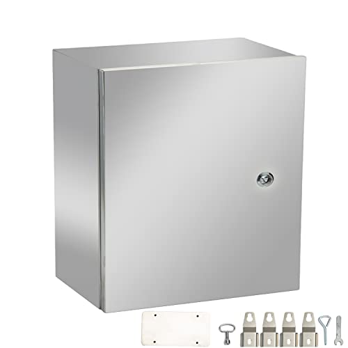 Električna kućišta od nehrđajućeg čelika 12 HX12 WX8 D Ne 4x Električna kutija sa uklonjivim unutrašnjim pločama, voda i prašina idealna