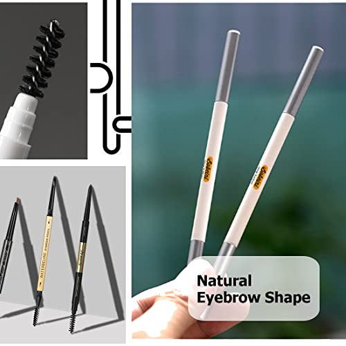 3 različite olovke za obrve, lako stvara obrve prirodnog izgleda,dugotrajne,4 u 1:olovka za obrve *3; četkica za obrve *1,Tamno smeđa
