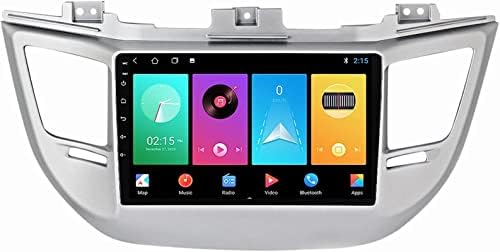Android 2 DIN auto Radio sa 9 TouchCreen GPS-Navi za H. yundai Tucson 2014-2018, Stereo sa CarPlay/Bluetooth/DSP/ogledalo Link / 4G