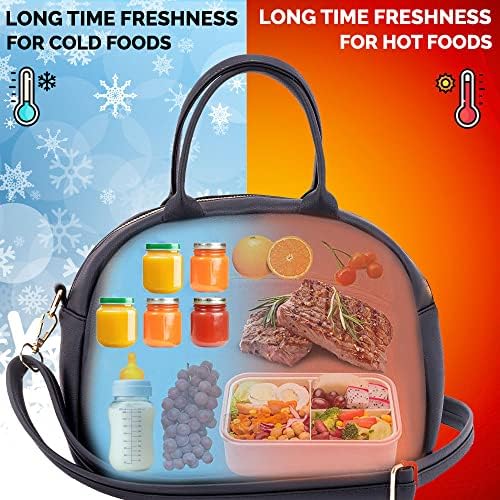 Mainica Mona Veganska koža Termalna izolirana hladnjaka Slatka dizajnerska torba za ručak za žene - Lonchera para mujer - Linch Box