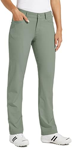 Willit ženske pantalone za golf istegnute planinarske hlače Brze suho lagane vanjske casual pantalone sa džepovima otporni na vodu