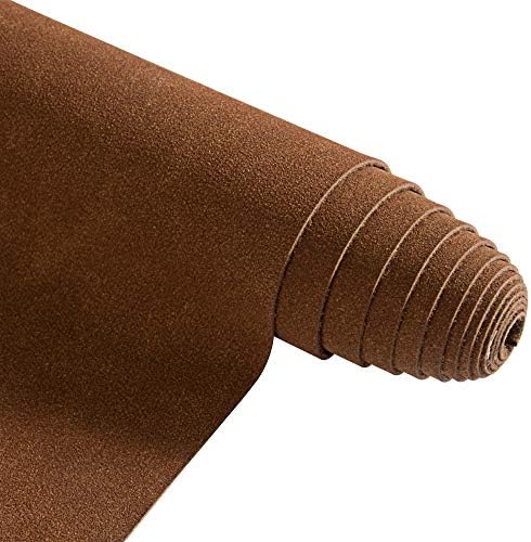 Gotocut matirani Meki čvrsti Pu sintetički kožni antilop umjetni kožni lim za izradu naušnica za kosu, ručni DIY projekti 9.5 x 53