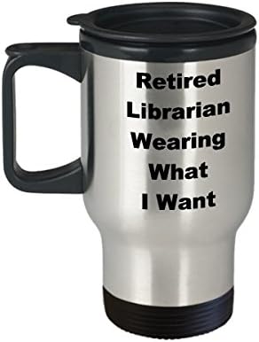 Penzionisana bibliotekarska putovanja Smiješna kafa poklon ideja za penzionicu koja nosi ono što želim novost šala gag