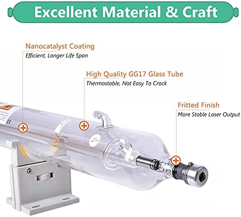 Reci CO2 Laser Tube W6 130W-160W 1650mm za CO2 Engraver rezač mašine