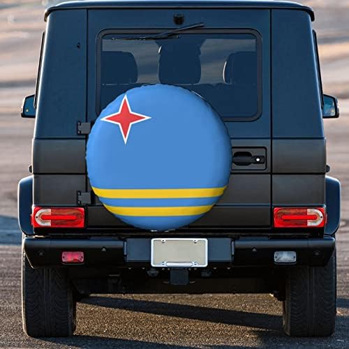 Zastava države AruBa Prekrivači za zaštitu od sunca za zaštitu od gume za vodu za SUVS štitnik za gume