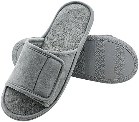 Magtoe podesive kućne papuče za muškarce meke otvorene prozračne unutrašnje cipele na muškim toboganima sandale sa memorijskom pjenom