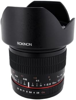 Rokinon 10mm F2. 8 ED kao NCS CS Ultra širokougaoni objektiv za Olympus i Panasonic Micro 4/3 montiranje digitalnih fotoaparata, Crna