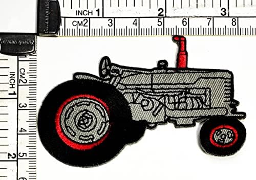 Kleenplus Gray Tractor Patch vezena značka gvožđe na šivati amblem za jakne farmerke pantalone ruksaci odeća naljepnica Arts Tractor