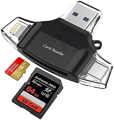 BoxWave Smart Gadget kompatibilan sa Emdoor EM-I87j - Allreader čitač SD kartica, čitač microSD kartica SD kompaktni USB za Emdoor