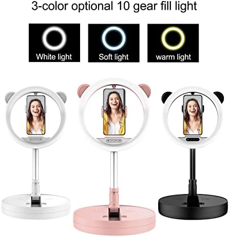 Live Light Supplement Light integrisano sklopivo skladište kozmetički prsten mobilni telefon dodatak svjetlosti svjetlo Internet Pink AX8