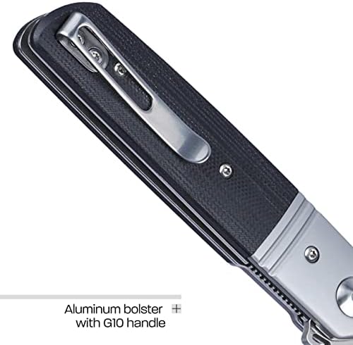 CRKT Bamboozled EDC sklopivi džepni nož: potpomognuto otvoreno svakodnevno nošenje, brava za oblogu, G10 ručka sa podupiračem od nerđajućeg