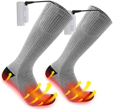Geltdn punjive električne čarape sa baterijom velikih kapaciteta sa 3 toplotne postavke za planinarenje ribolovnog skijanja