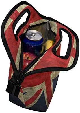 Vipsk torba za ručak stara britanska Union Jack kutija za ručak, vodootporna torbica za piknik na otvorenom torbica za ručak torbe
