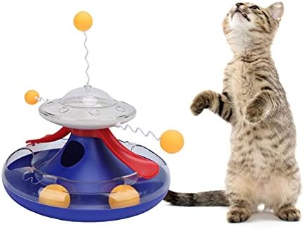 Shanya Track Track igračka, izdržljiva mačka izdvajanje hrane za čišćenje kruga za praćenje multifunkcionalnih zdravih materijala
