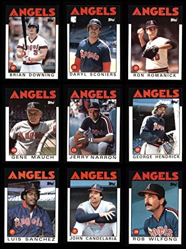 1986. TOPPS California Angels Team set California Angels Nm / Mt Angels