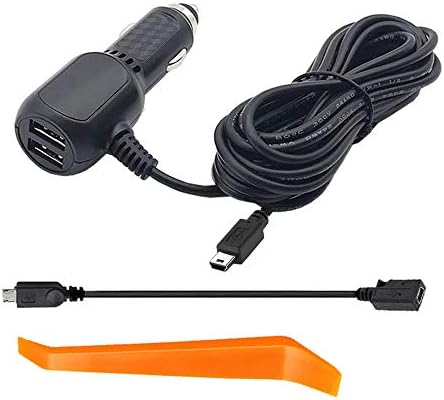 Dash CAM punjač, ​​Dosili Car Dash CAM USB kabel za napajanje, Micro USB & Mini USB kabl, za crticu kameru i GPS punjač za napajanje