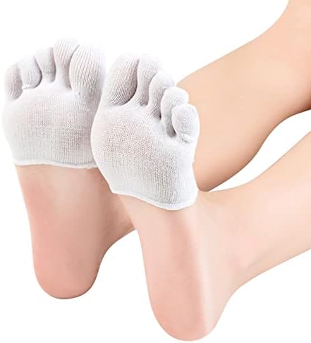 Žene Yoga Sport Neki klizne čarape Polupive pete Pet prstih čarapa za žene