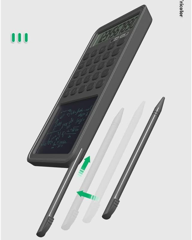 MJWDP multifunkcionalni kalkulator poslovnog ureda prijenosni LCD rukopis kalkulator tableta 12-znamenkasti prikaz financijski kalkulator