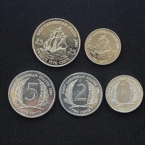 Istočna karipska kovanica 1 1 set novih kovanica North America