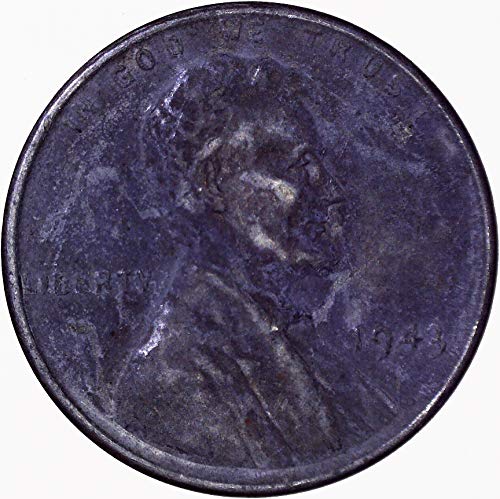 1943 čelični Lincoln pšenični cent 1C sajam