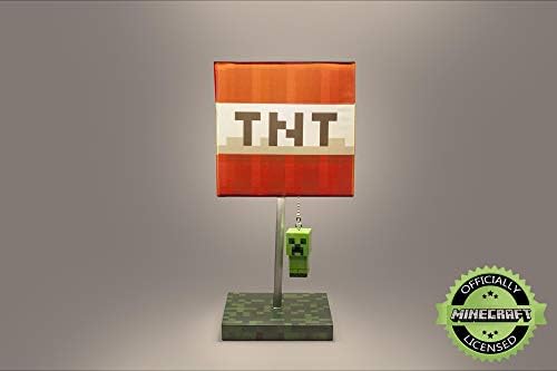 Minecraft TNT Block 14-inčna stolna lampa sa 3D izvlakačem / LED lampom