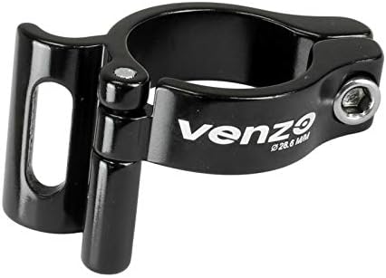 Venzo Road ili mountain Bike bicycle Adjustable Braze On front mjenjač adapter Clamp 28.6 mm, 31.8 mm ili 34.9 mm-kompatibilno sa Shimano Sram