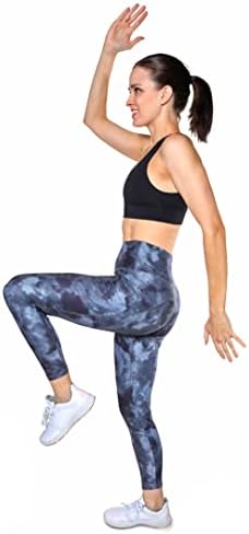 Ozarro High Squist joga gamaše sa 3 džepa, Tummy Control Workout Trčanje 4 smjera Istezanje ženskih joga hlača