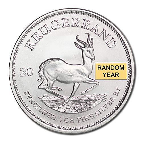 2017 Nema oznake mente - Present Južna Afrika 1 oz Silver Krugerrand Lot kovanica sjajno neobično neobično neobično kovanica kovanica
