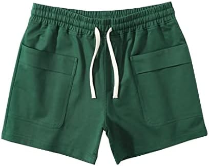 Longbida Muški vitki spotovi sportske kratke hlače Ležerne prilike velike džep elastične struke kratke hlače