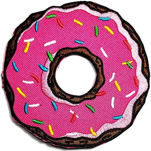 Kleenplus 3kom. Strawberry Donut Desert Cartoon vezeno gvožđe na šiju na značku za farmerke jakne šeširi ruksaci majice naljepnica