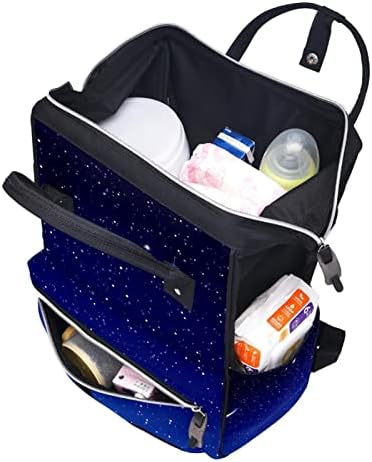 Noćni zvjezdani nebo ruksak za pelena s promjenom torbi za dječje djevojke dječake mama torba