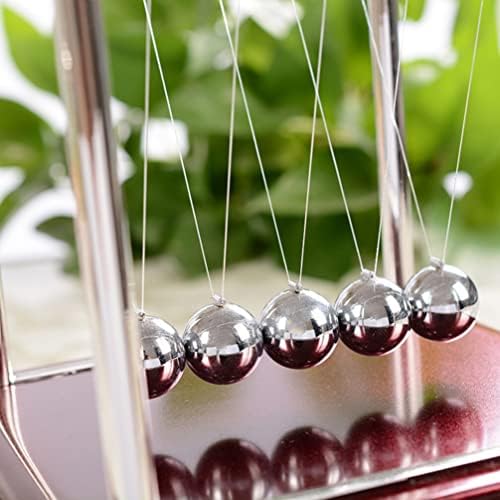 Veemoon Newtons Cradle Balance Balance Toy Iron Frame Pendulum Balls Swinging Desk dekoracija za kućni ured dnevna soba spavaća soba