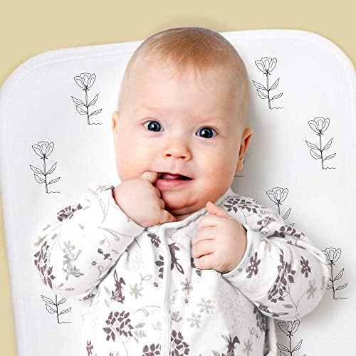 Azeeda 'Wildflower' Baby Burp / Peri krpa